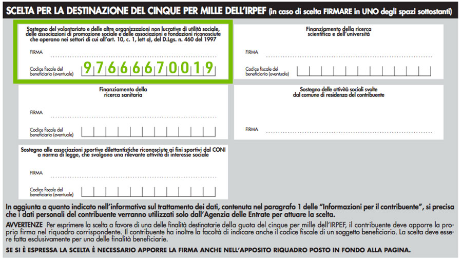 5 x mille